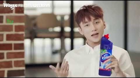 Sếp Tùng quảng cáo VIM rửa bồn cầu cho Sky