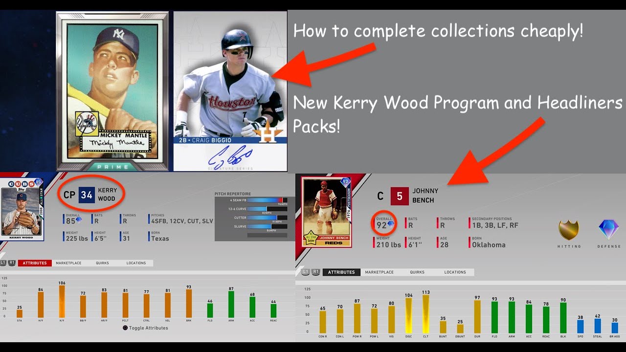 HOW TO COMPLETE LIVE COLLECTIONS CHEAPLY!  NEW FREE DIAMOND KERRY WOOD AND SET 4 HEADLINERS PACKS!