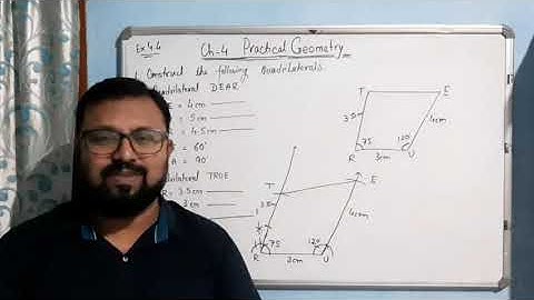 Class 8 Chapter 4 Practical Geometry/ Exercise 4.4/ Q.1 i) and ii)/ ncert.mp4