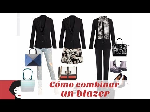 Cómo combinar un blazer (saco) - YouTube
