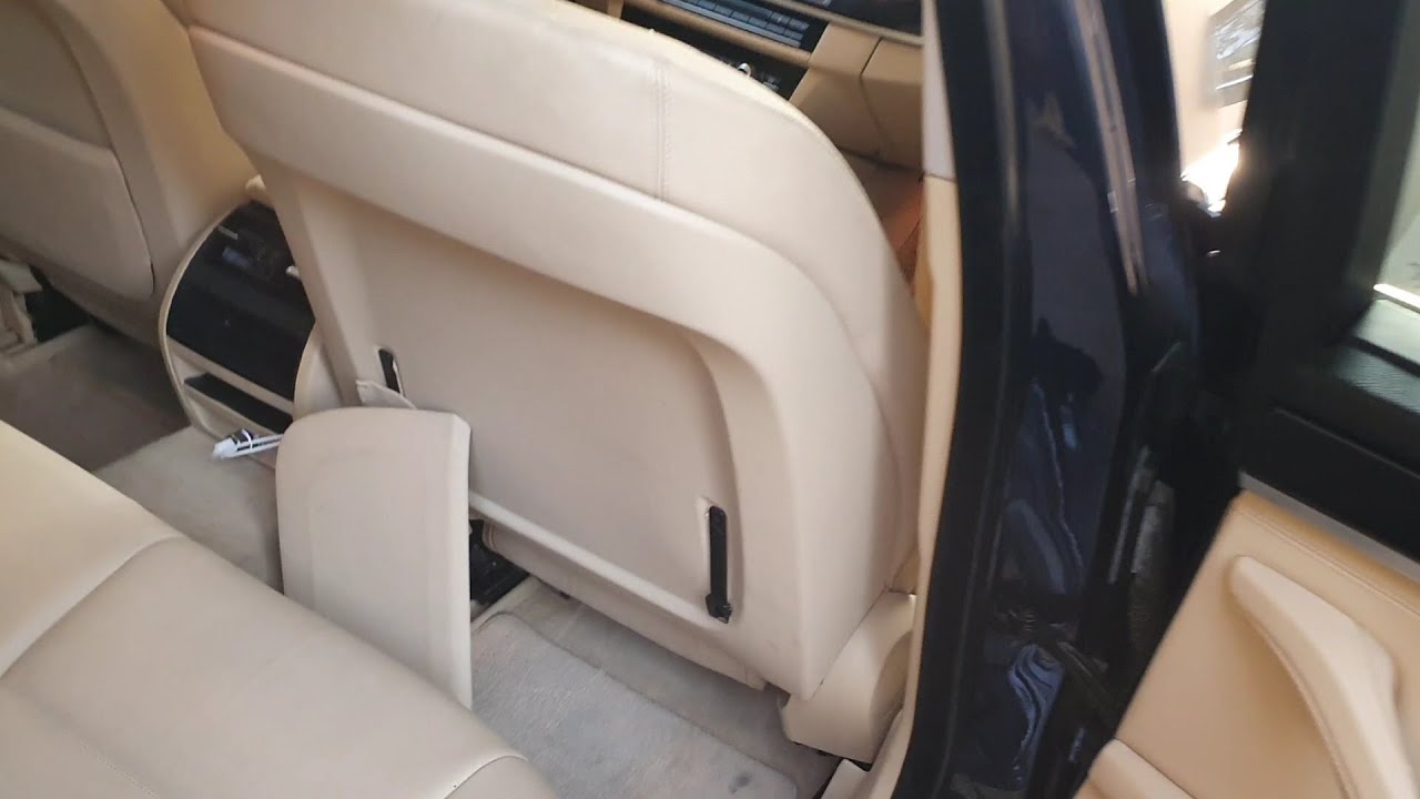 How to remove the back seat, BMW F10 W/O through loading option