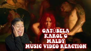 KAROL G FT MALDY GATÚBELA MUSIC VIDEO REACTION! 🔥😳