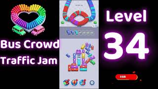 Full Bus Crowd Traffic Jam Level 34 | Solutionguruji | Walkthrough & Solution News