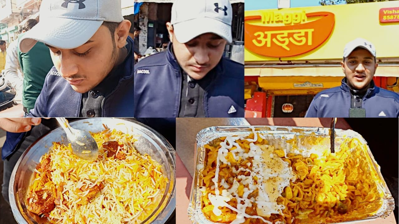 Full Loaded 'MAGGI' Challenge And Most Famous Akram Biryani Vlog By ...