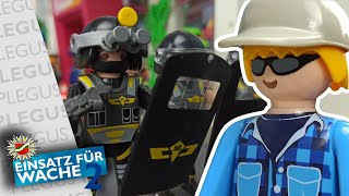 Was ist im Tresorraum? - SEK-Einsatz in der Bank - Playmobil Polizei Film deutsch| Plegus