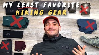 My Least Favorite Hiking Gear - After a Year of Testing