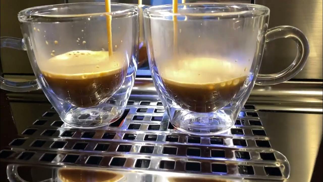 KRUPS Intuition Experience+ EA877D - Test parzenia Espresso do 2 filiżanek  - YouTube