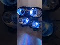 start up sequence on modified X-Type quad halo headlights 👌 #jaguar #xtype #leds #ledlights #halos