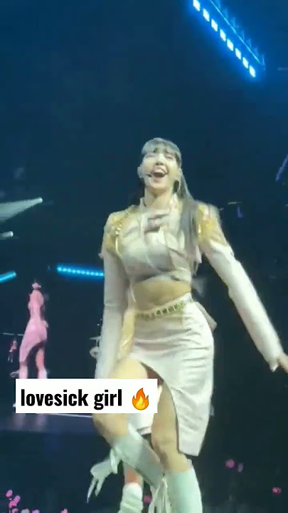 BLACKPINK Lovesick girl 🔥 #blackpink #lisa #bornpinkindallas