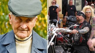 91-Year Old Gets Harassed By 3 bikers, Then Stands Up And Takes The Ultimate Revenge