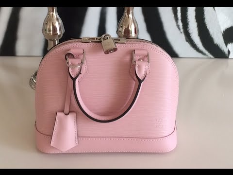 Louis Vuitton Epi Alma BB in Rose Ballerine - YouTube