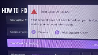 How to fix twitch not broadcasting on xbox one