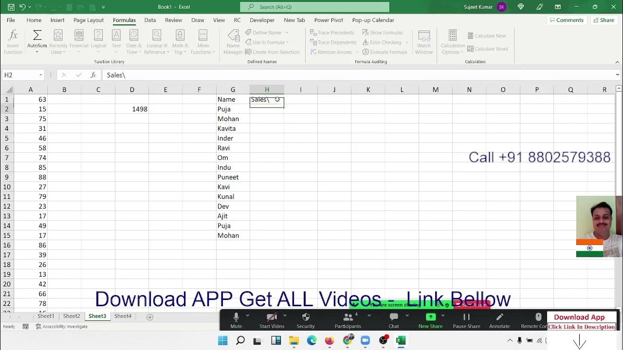 Advanced excel formulas in hindi youtube