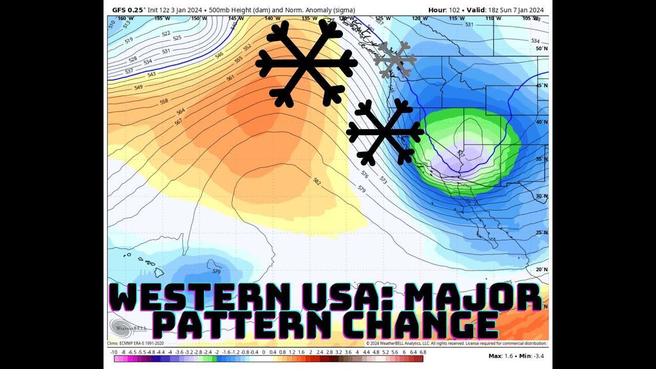 California Weather: Dance with Cold Air and a Pattern Change - YouTube