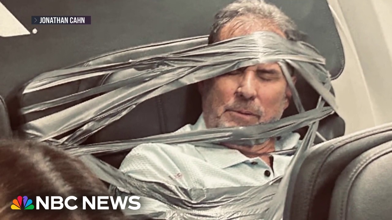 ‘I don’t know what happened’: Duct-taped airline passenger says he doesn’t remember incident