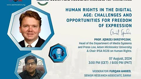 Human Rights in the Digital Age: Challenges and Opportunities for Freedom of Expression