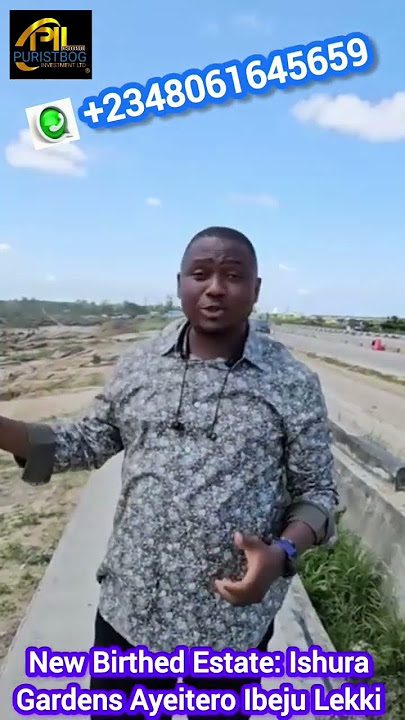 Newly birthed estate, Ishura Gardens ayeitero, Ibeju Lekki.