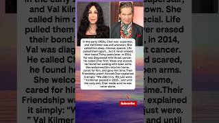 Cher &amp; Val Kilmer: From 80s Romance to Lifelong Friendship – She Stood By Him Through Cancer #shorts