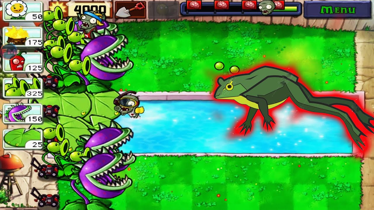 Plant Vs Zombies Free New Update Big Plant Max LVL 9999 Sun