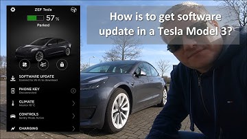 How is to get a Software Update for Tesla Model 3?