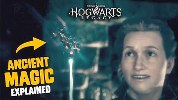 The SOURCE of ANCIENT MAGIC in Hogwarts Legacy (Cutscene) [PS5 Gameplay 4K Graphics]
