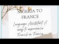 A way into France, English language assistant