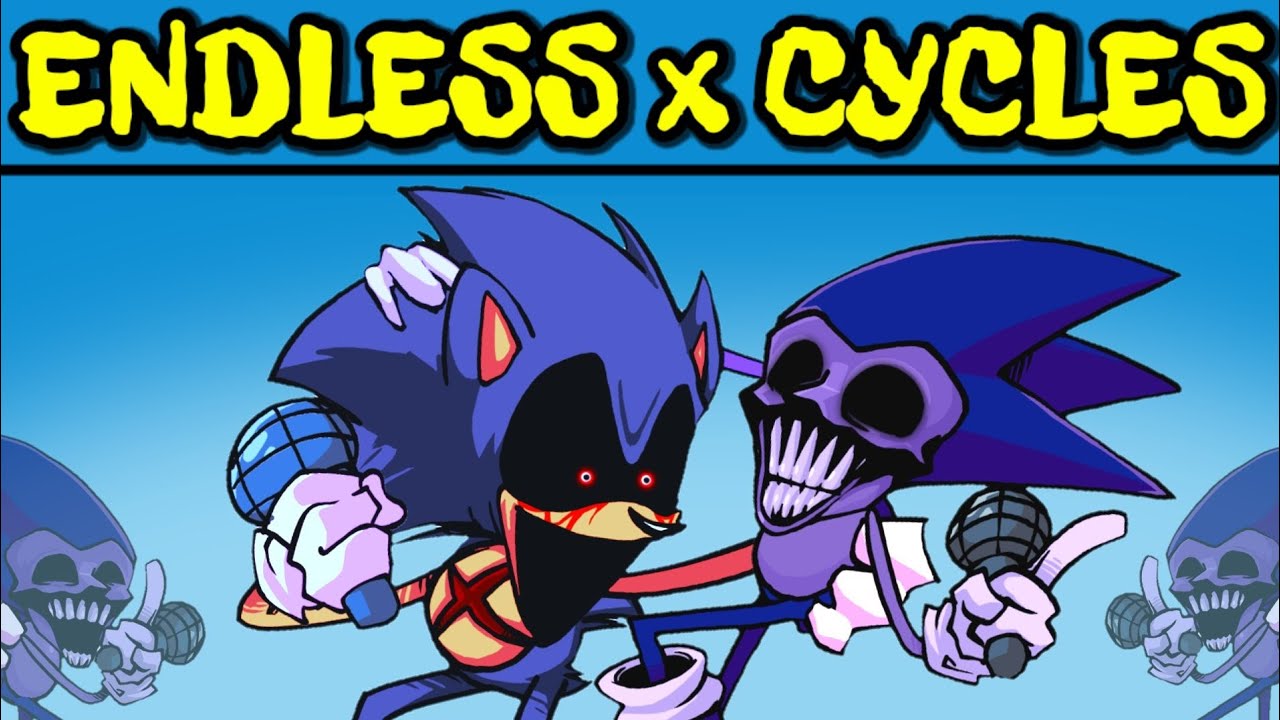 Friday Night Funkin' Lord X VS Majin Sonic Endless Cycles (Sonic