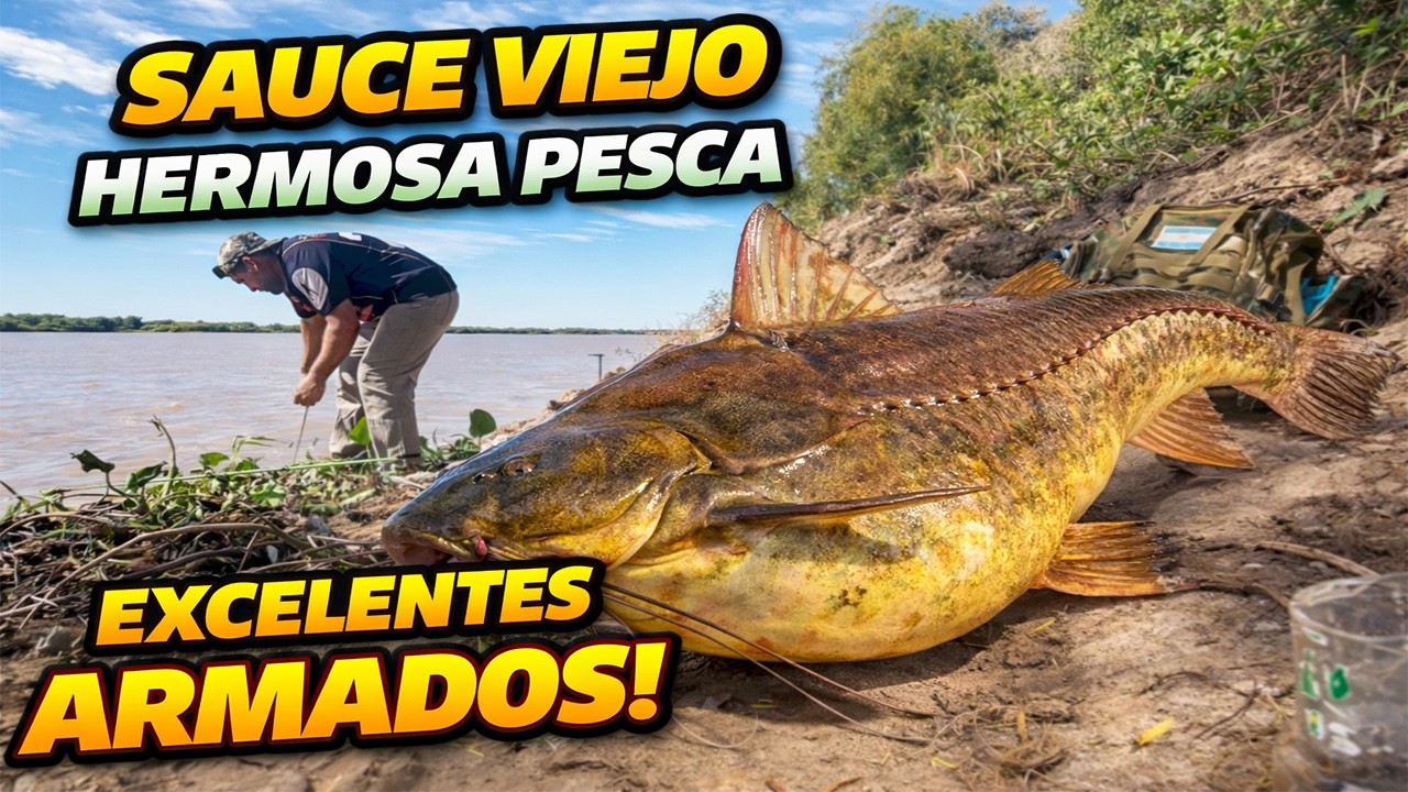 TREMENDA PESCA EN SAUCE VIEJO – NO PARABAN DE PICAR