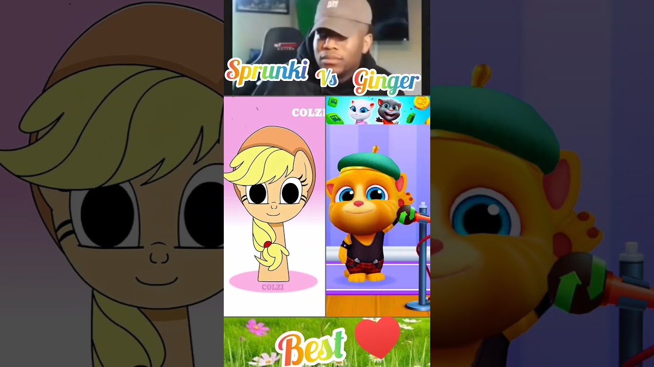 who is today's winner?🤔 Sprunki OC Applejack Vs Singer Ginger who wil prevail?❣️🤣