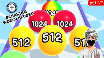 Ball Run 2048 merge number best game 3D Run game is live