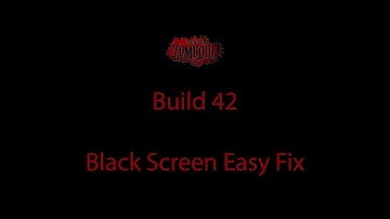 Project Zomboid Build 42 Zwart scherm, eenvoudige oplossing