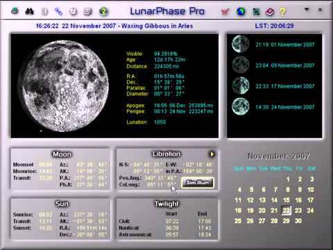 Lunar Phase Pro - Moon Astronomy And Interactive Moon Atlas Software ...