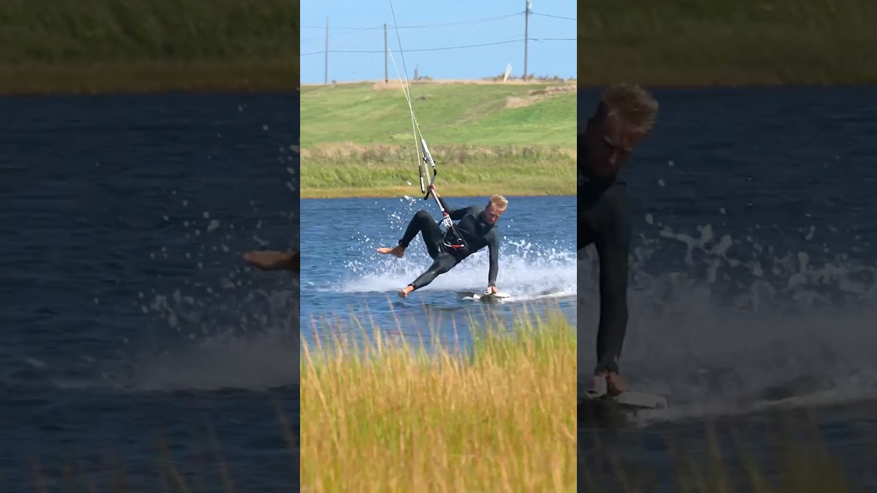 I was supposed to land on my feet / kiteboarding