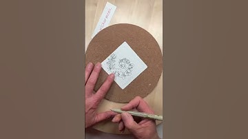 Daily Zentangle Practice tile with a spiral string. Organic tangles whimsical border. #shorts