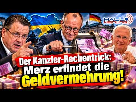 Merz verteidigt Ukraine-Hilfen: Rechentrick mit der Schuldenbremse fliegt auf!
