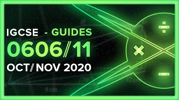 0606/11/OCT/NOV 2020 | Solution Guide