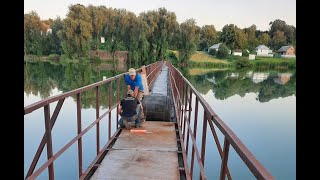 У с.Скибин проведено поточний ремонт пішохідного мосту через центральну водойму (ВІДЕО)