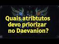 Prioridades do Quadro de Daevanion