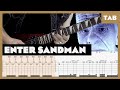 Enter Sandman Metallica Cover | Guitar Tab | Lesson | Tutorial