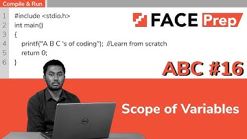 Scope of variables in C | C Programming for Beginners | AnyBody Can Code | #16