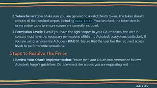 Troubleshooting the User not authenticated Error in Autodesk Forge