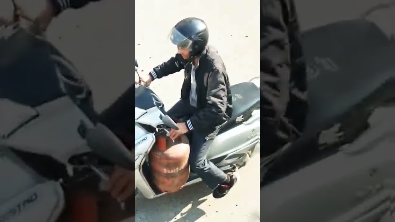 Gas Cylinder Blast 😲