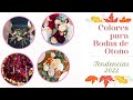 Tendencias 2022: Colores para Bodas de Otoño