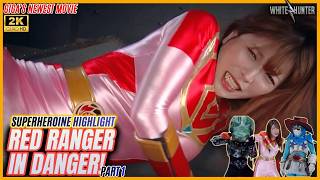 Super Sentai Highlight Heroine Red Ranger In Danger P1  Superheroine Highlight tokusatsu heroine