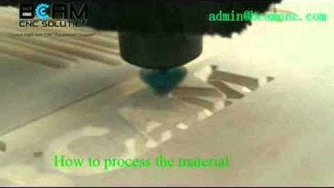 CNC router machine producing the door. BCAMCNC/Preston