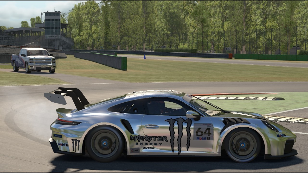 Monza R3 New Porsche Cup at Monza using Moza R3 - YouTube