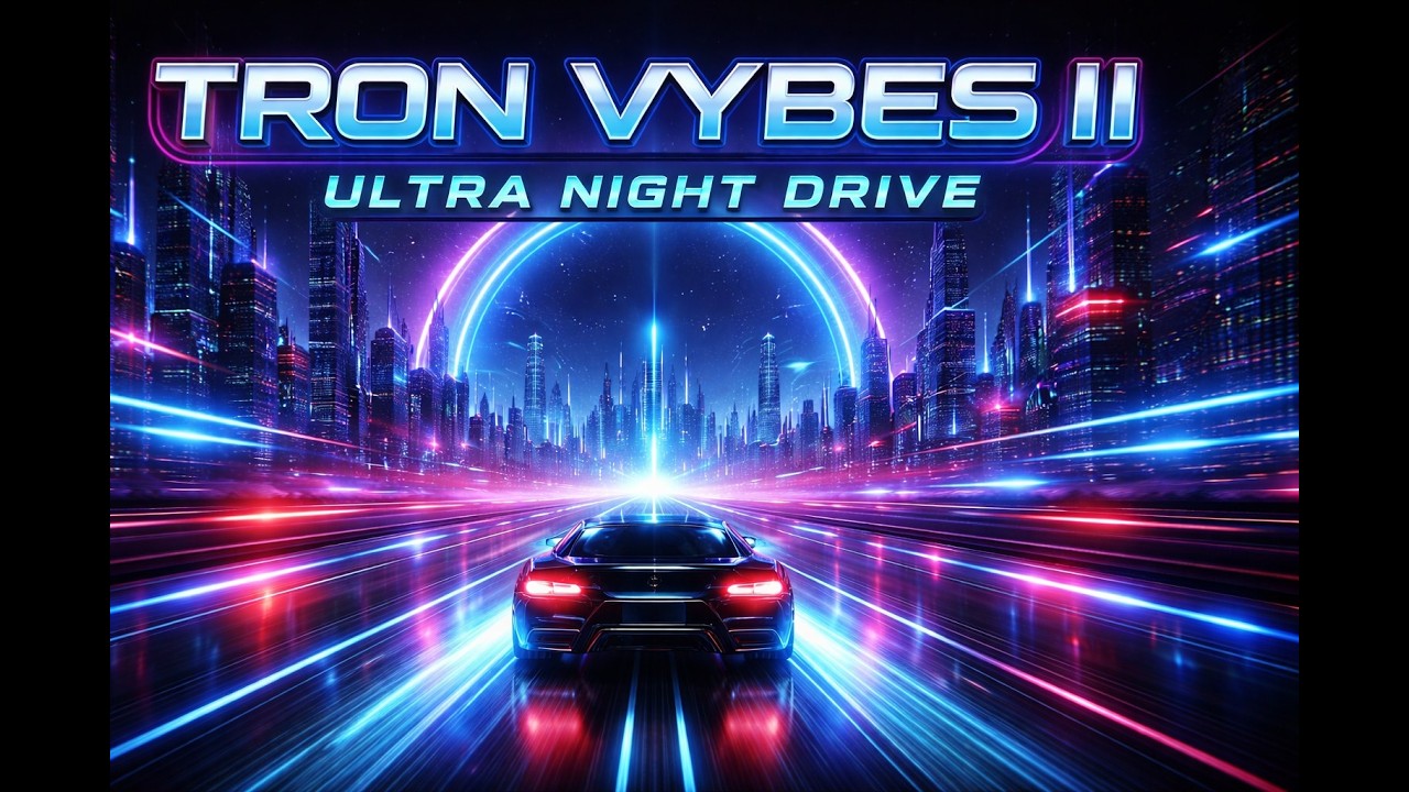 TRON VYBES II — Ultra Night Drive | Cyberpunk Highway Mix