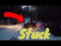 Riding Dirt Bike In Snow... Bad Idea