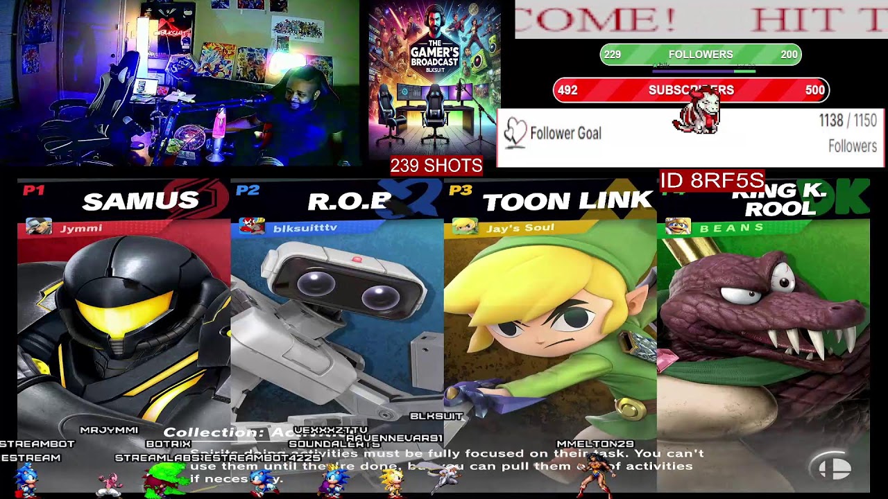 BLKSUIT BDAY STREAM! WELCOME IN!  S4, CH.4, EP.7 SATURDAY EVENING SMASH SHOW! WELCOME!