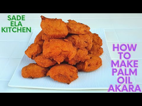 How To Make Palm Oil Akara